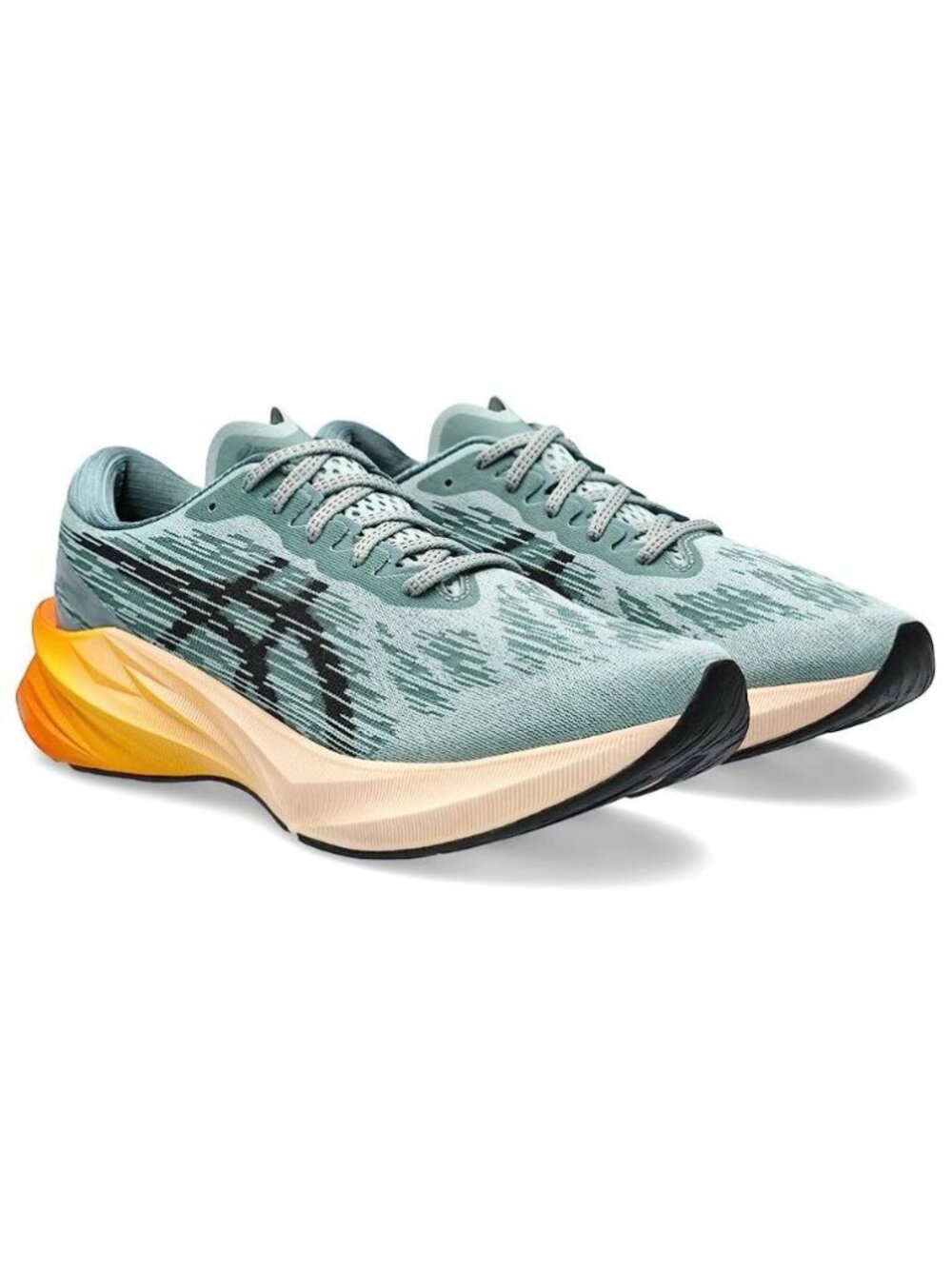 ASICS Novablast 3 Men’s Running Shoes Ocean Haze Yellow 1011B458 Size 11.5